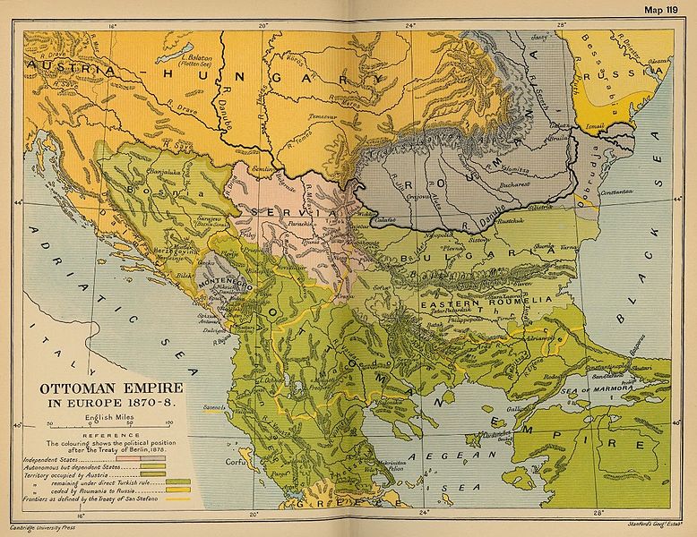 Impero Ottomano al 1870